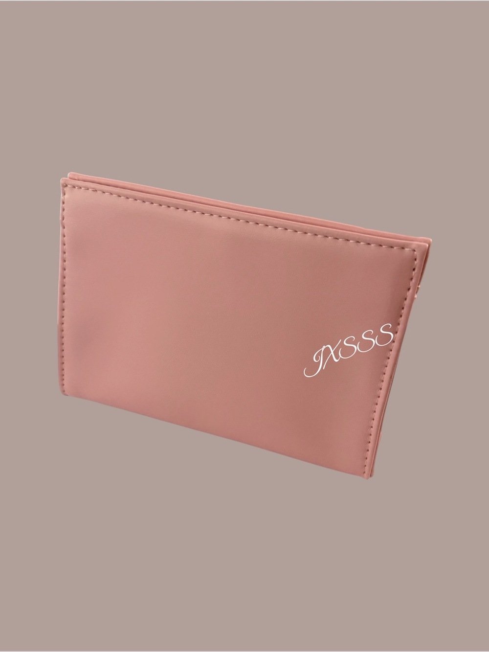 Light-Pink YSL (Yves Saint Laurent) Beauty Cosmetic Bag + Lip-Shaped Mirror SET - Picture 9 of 15